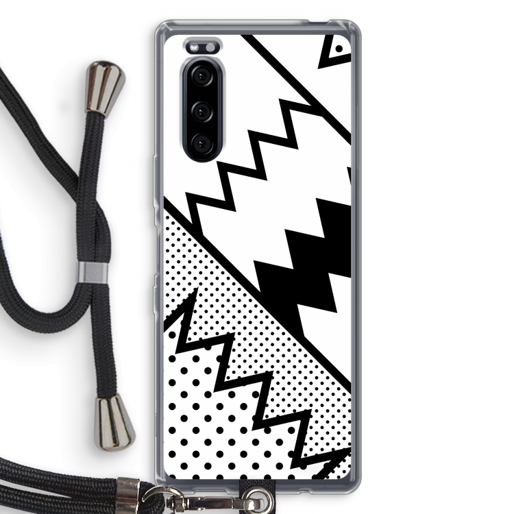Pop Art #5: Sony Xperia 5 Transparant Hoesje met koord