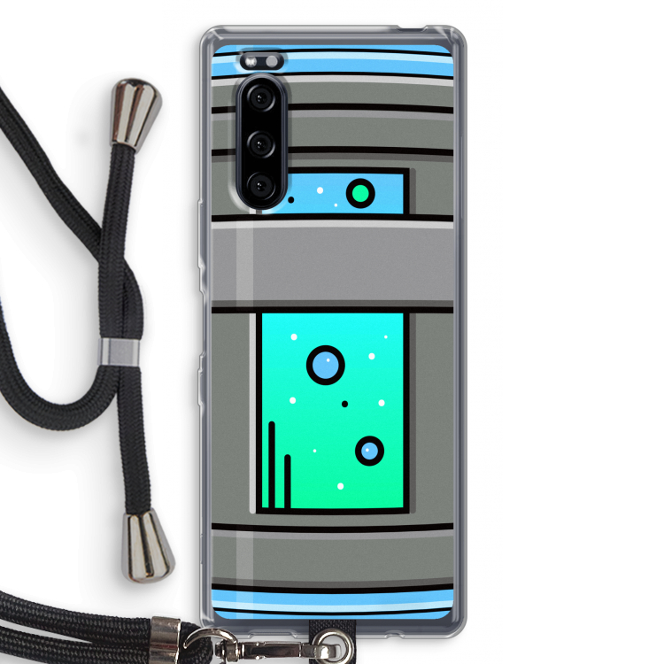 Chug Bottle: Sony Xperia 5 Transparant Hoesje met koord