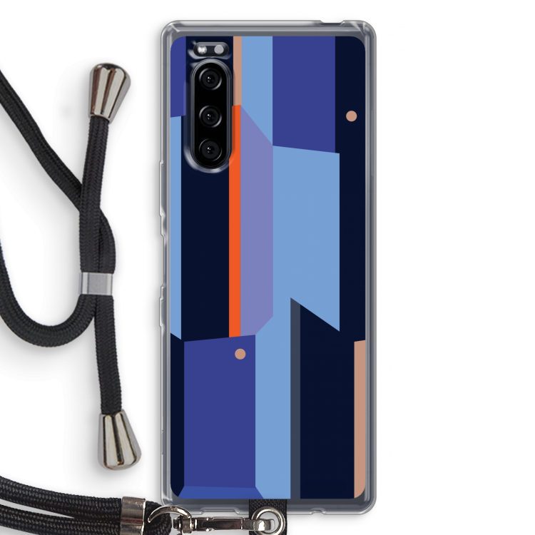 Gestalte 3: Sony Xperia 5 Transparant Hoesje met koord