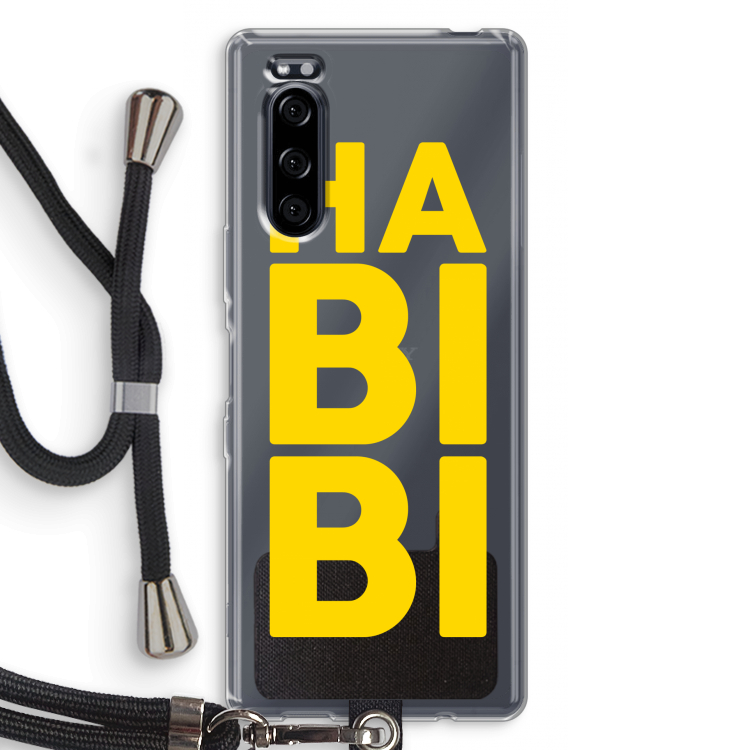 Habibi Majorelle : Sony Xperia 5 Transparant Hoesje met koord