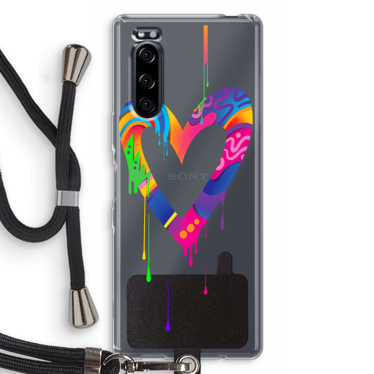 Melts My Heart: Sony Xperia 5 Transparant Hoesje met koord