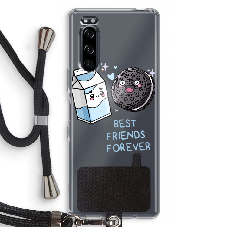 Best Friend Forever: Sony Xperia 5 Transparant Hoesje met koord