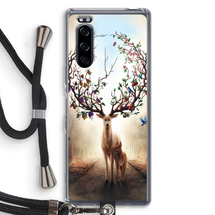Seasons Change: Sony Xperia 5 Transparant Hoesje met koord