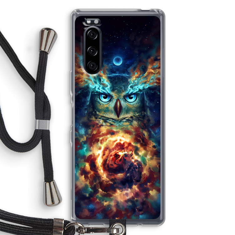 Aurowla: Sony Xperia 5 Transparant Hoesje met koord
