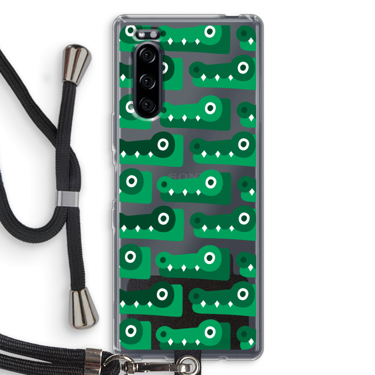 Crocs: Sony Xperia 5 Transparant Hoesje met koord