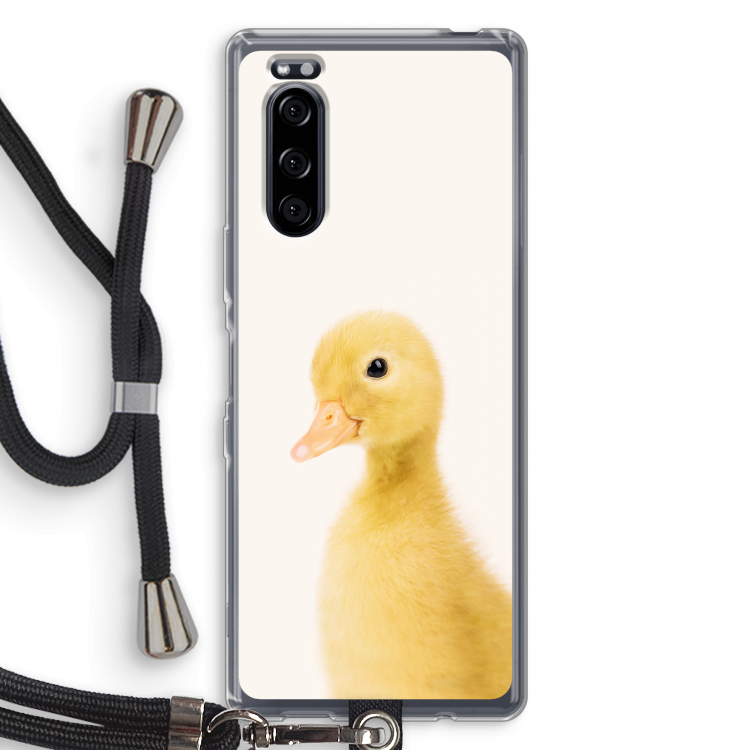 Duke: Sony Xperia 5 Transparant Hoesje met koord