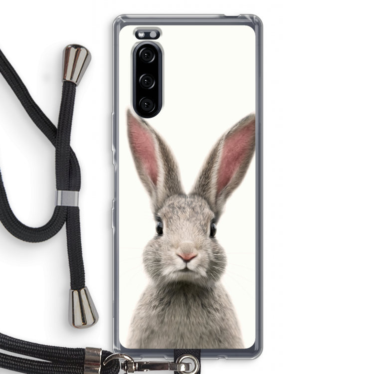 Daisy: Sony Xperia 5 Transparant Hoesje met koord