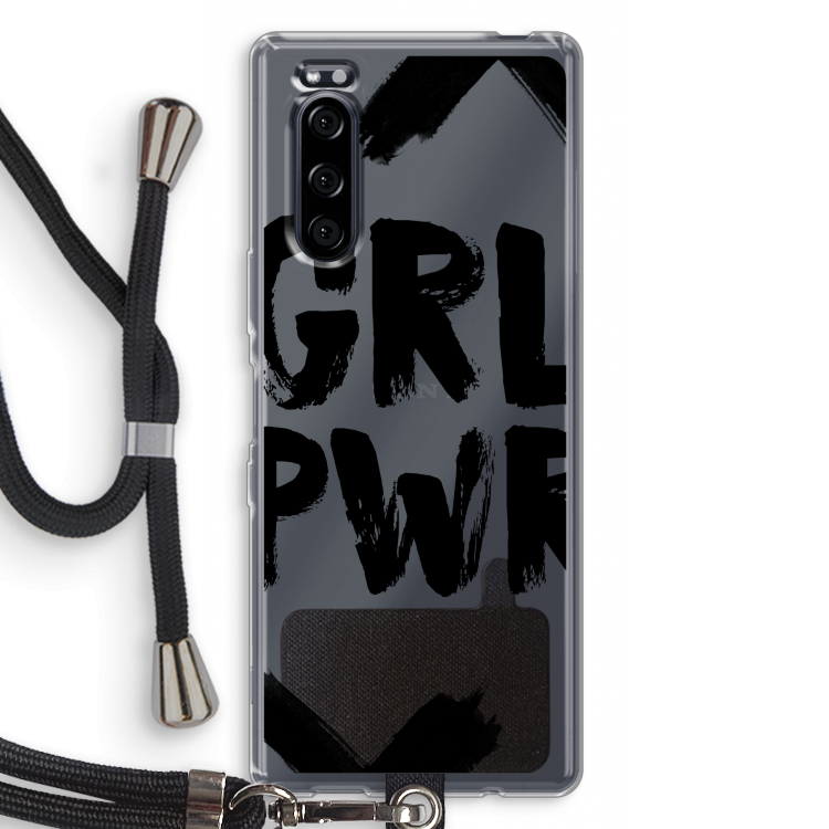 Girl Power #2: Sony Xperia 5 Transparant Hoesje met koord