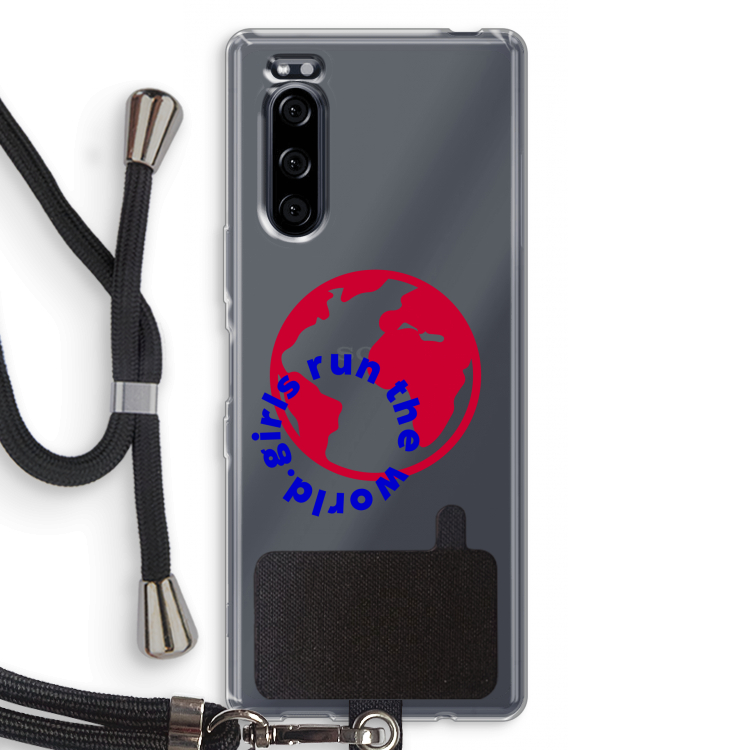 Run The World: Sony Xperia 5 Transparant Hoesje met koord