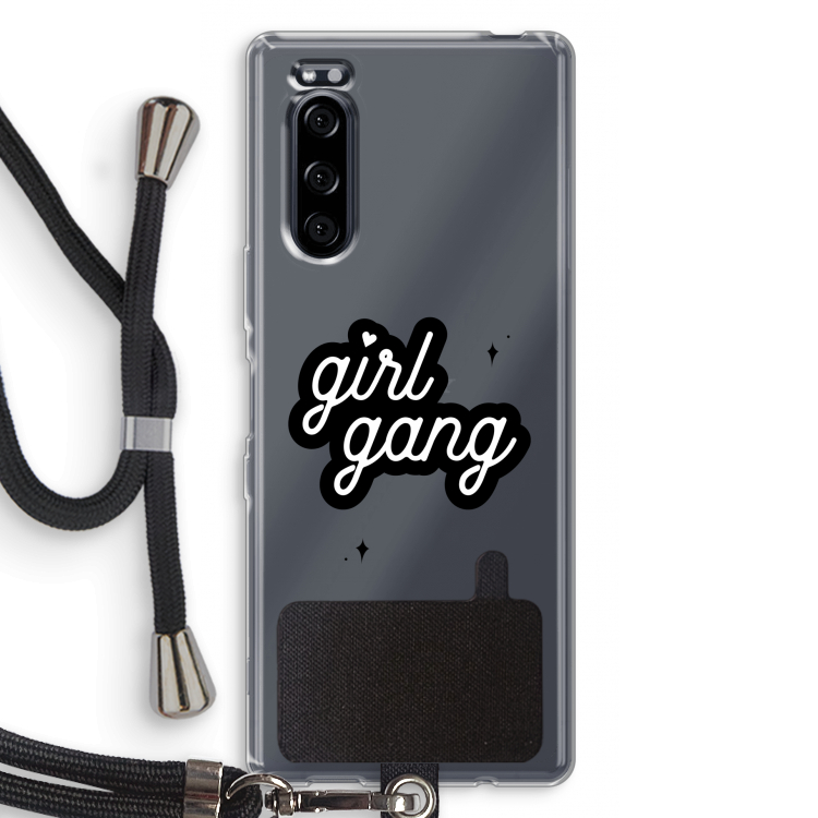 Girl Gang: Sony Xperia 5 Transparant Hoesje met koord