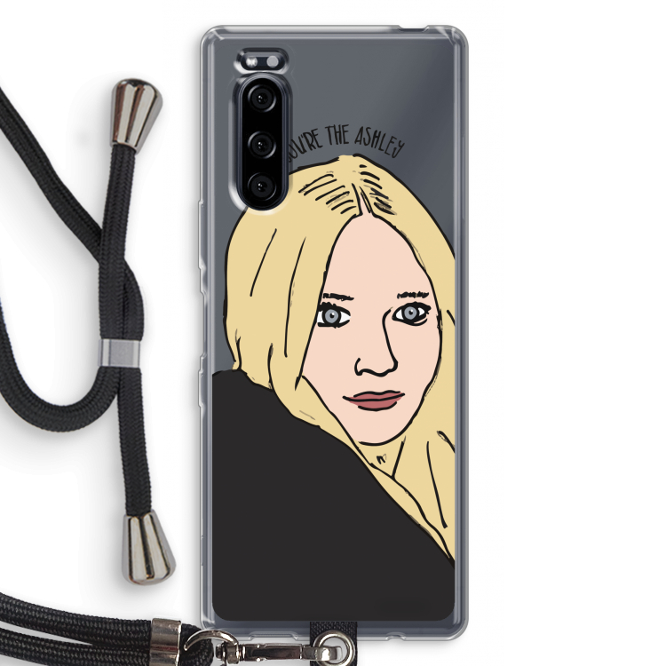 Ashley: Sony Xperia 5 Transparant Hoesje met koord