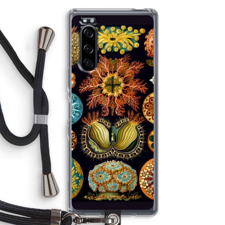 Haeckel Ascidiae: Sony Xperia 5 Transparant Hoesje met koord