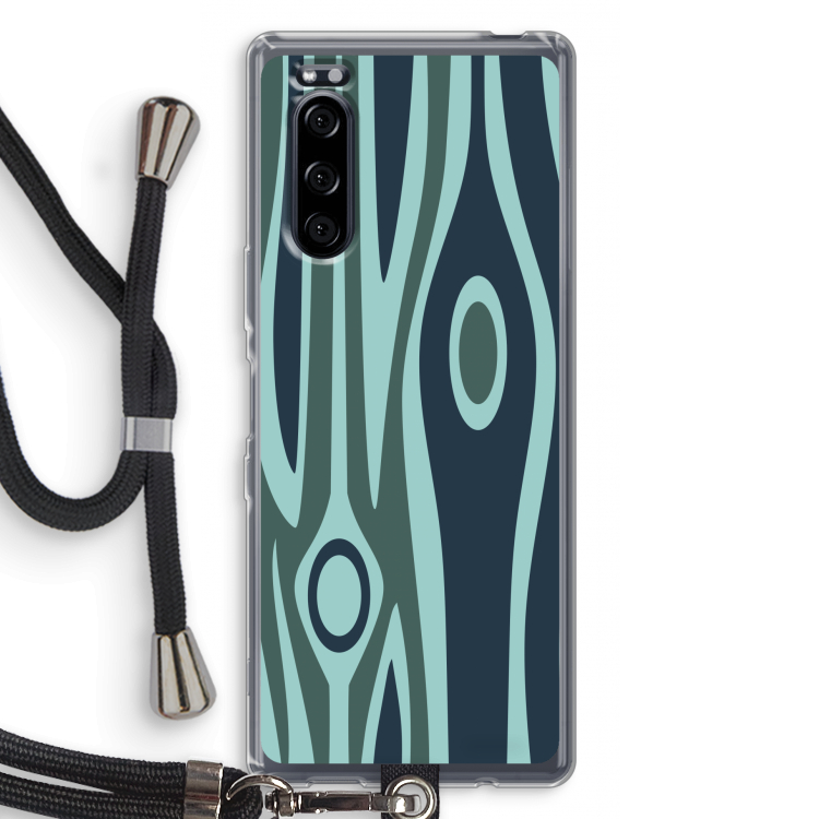 Bast B: Sony Xperia 5 Transparant Hoesje met koord