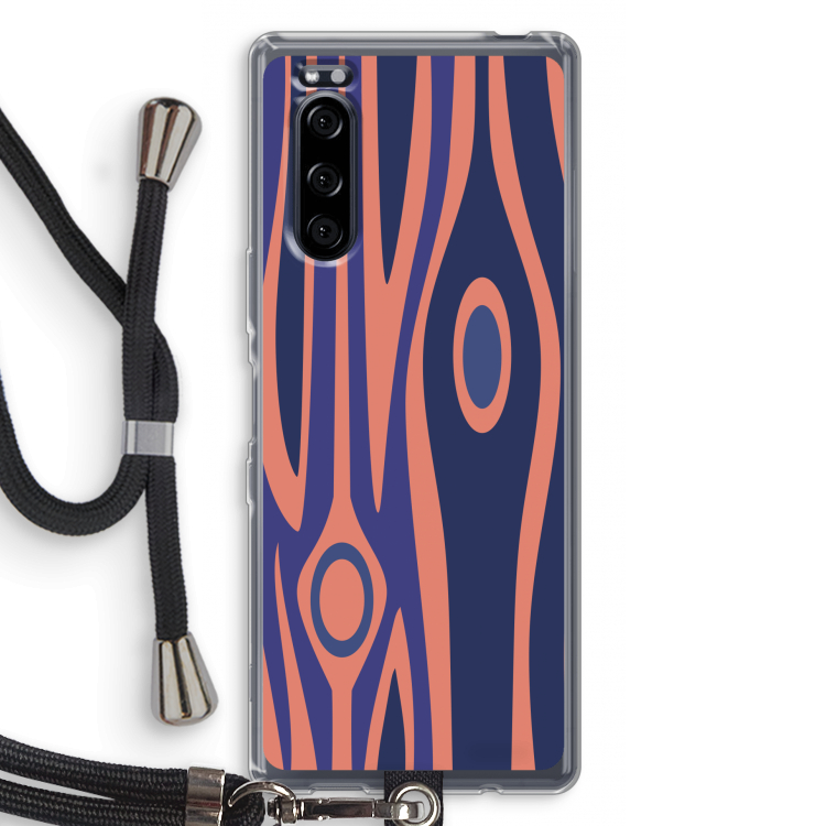 Bast A: Sony Xperia 5 Transparant Hoesje met koord