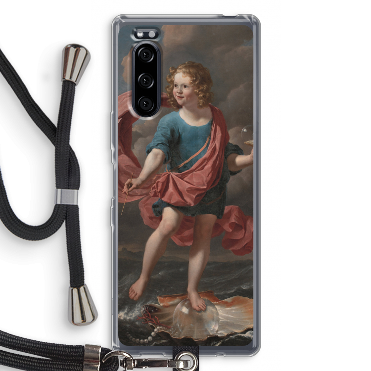 Soap Bubbles: Sony Xperia 5 Transparant Hoesje met koord
