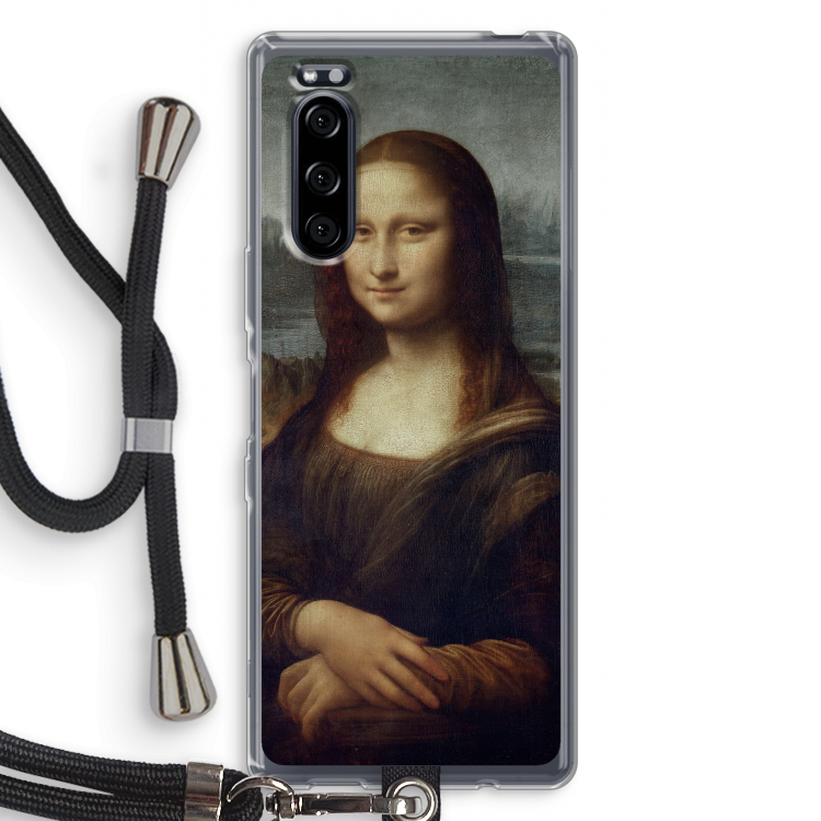 Mona Lisa: Sony Xperia 5 Transparant Hoesje met koord