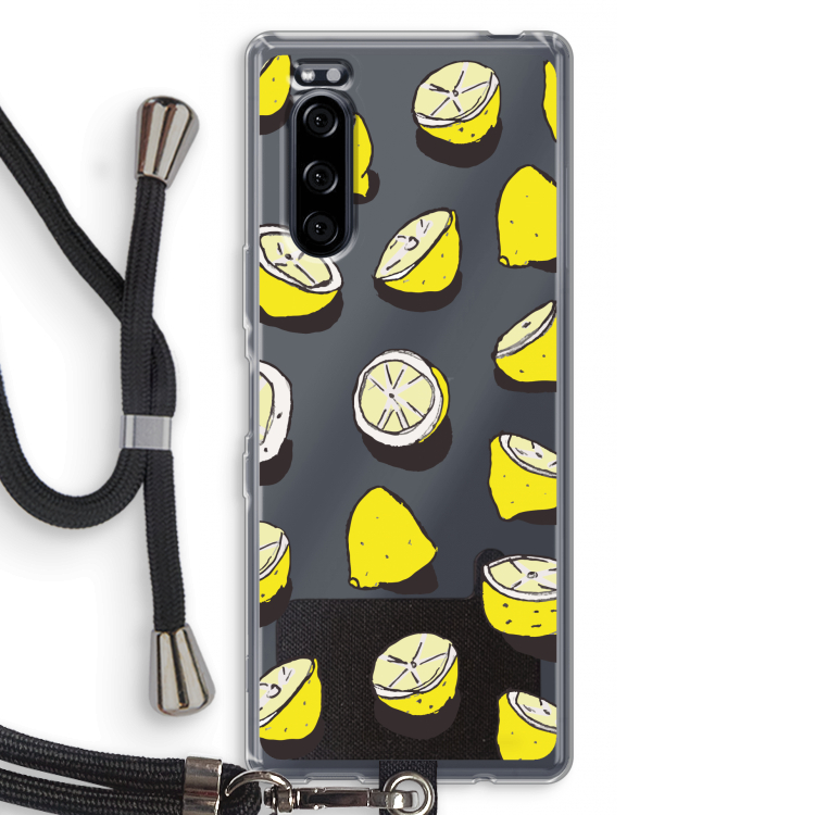 When Life Gives You Lemons...: Sony Xperia 5 Transparant Hoesje met koord