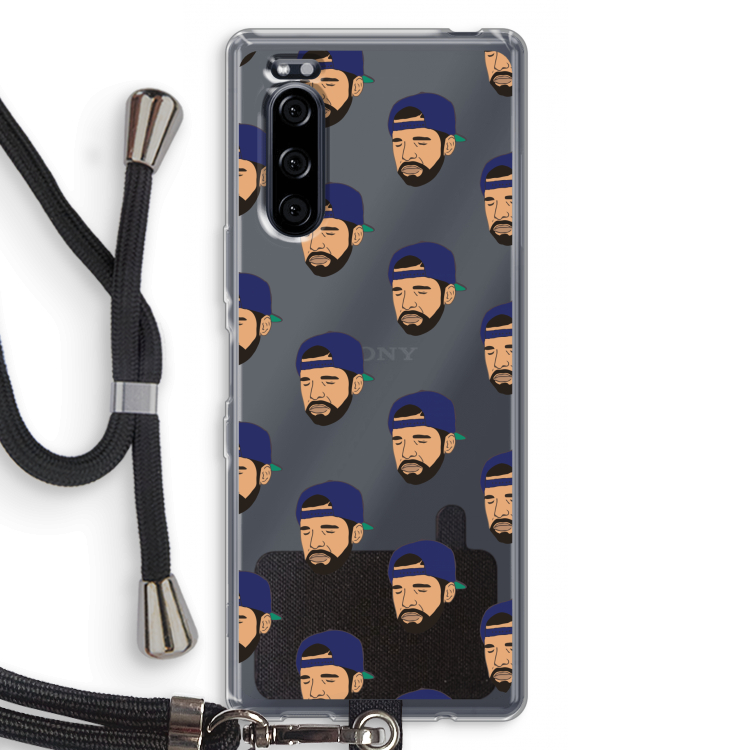 Drake Away: Sony Xperia 5 Transparant Hoesje met koord
