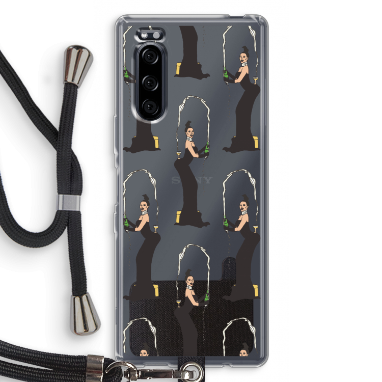 Pop Some Kim: Sony Xperia 5 Transparant Hoesje met koord