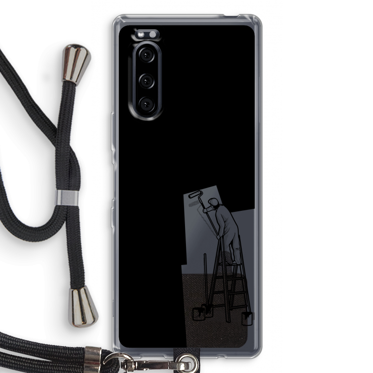 Musketon Painter: Sony Xperia 5 Transparant Hoesje met koord