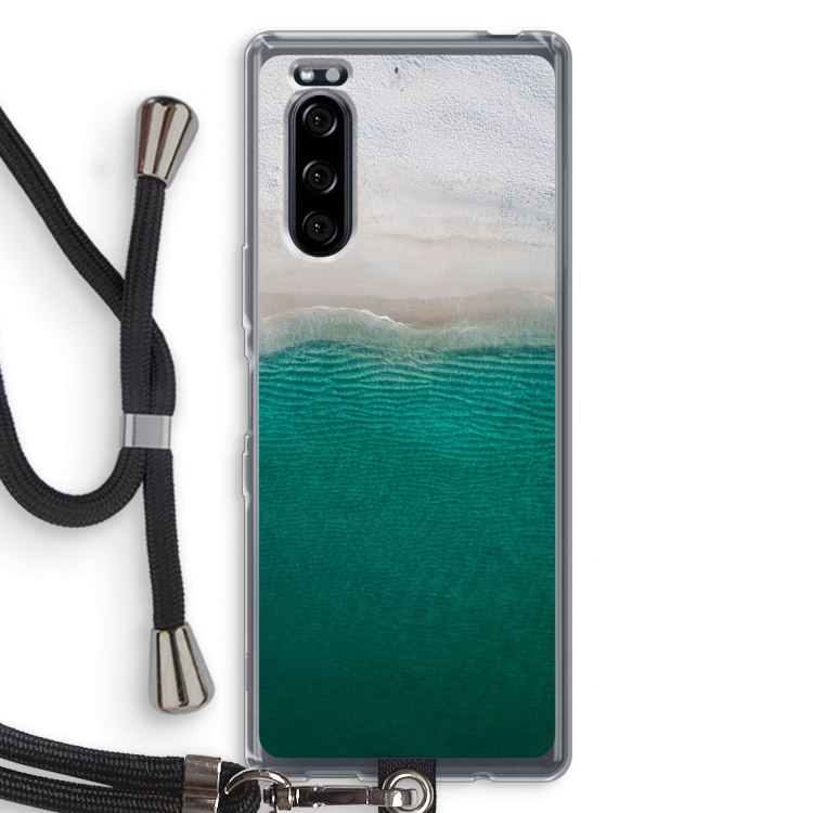 Stranded: Sony Xperia 5 Transparant Hoesje met koord