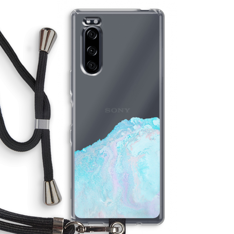 Fantasie pastel: Sony Xperia 5 Transparant Hoesje met koord