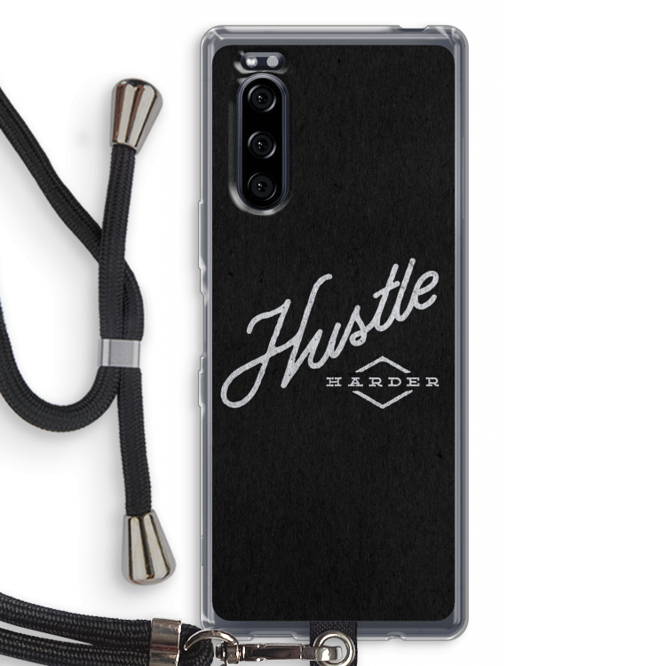 Hustle: Sony Xperia 5 Transparant Hoesje met koord