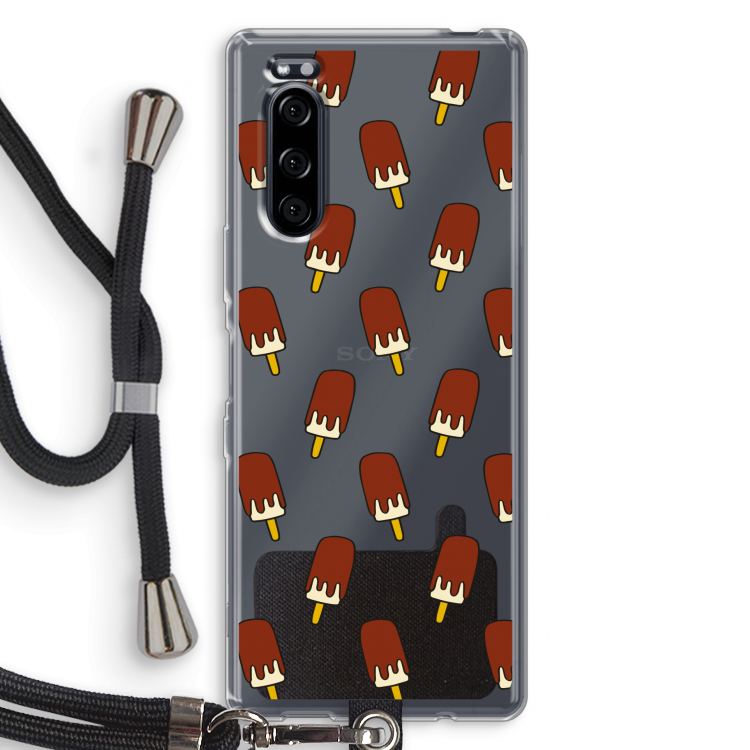 Yummy: Sony Xperia 5 Transparant Hoesje met koord
