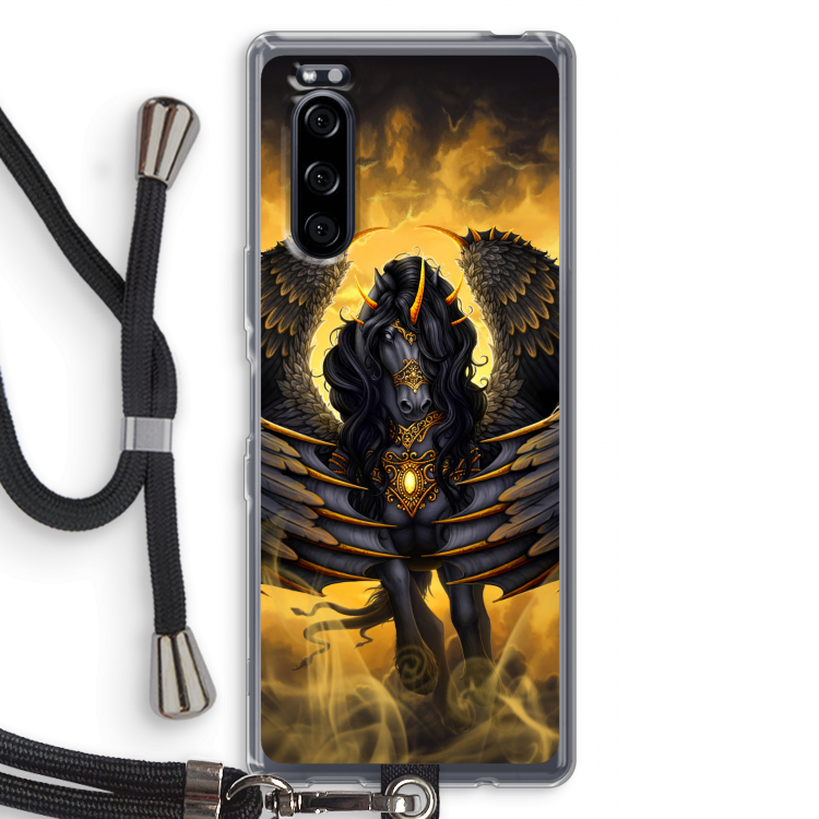 Pegasus: Sony Xperia 5 Transparant Hoesje met koord