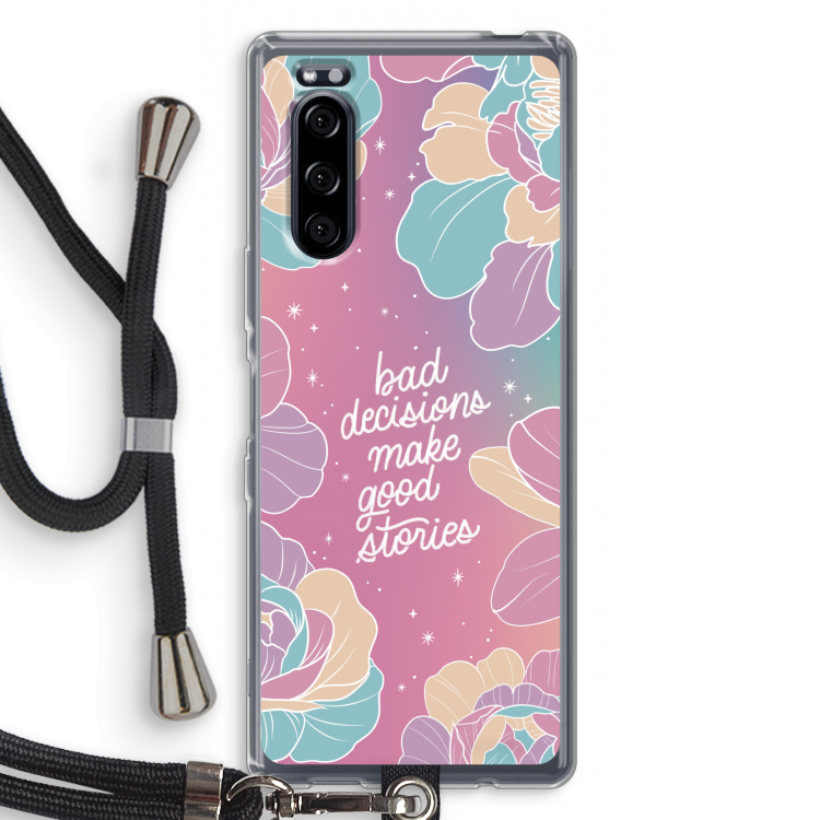 Good stories: Sony Xperia 5 Transparant Hoesje met koord