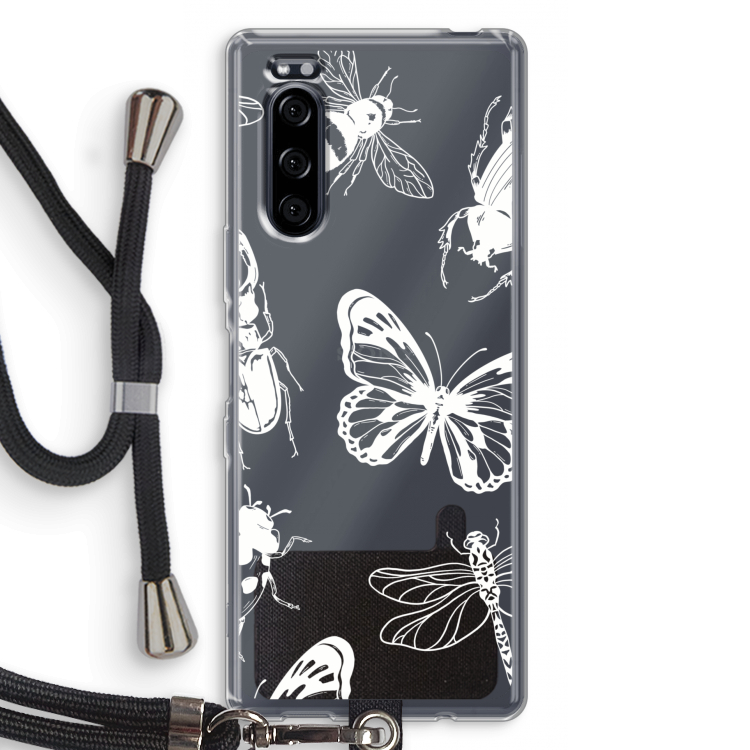 Tiny Bugs: Sony Xperia 5 Transparant Hoesje met koord