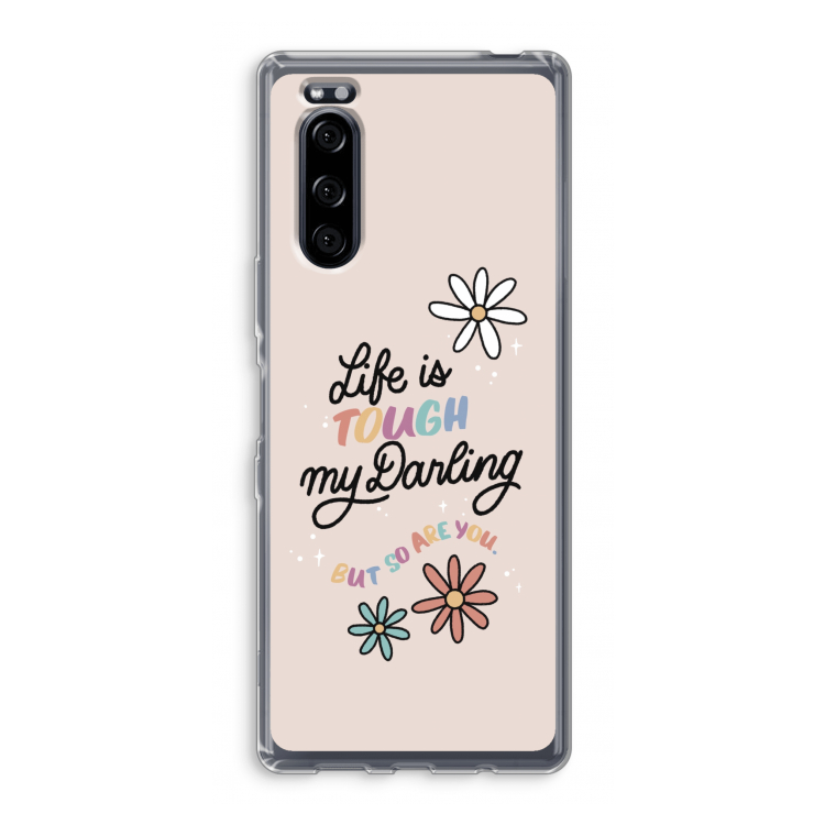 Tough Life: Sony Xperia 5 Transparant Hoesje