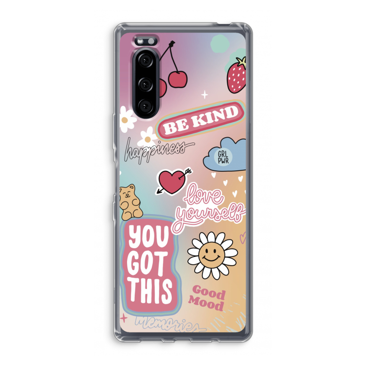 Positivity: Sony Xperia 5 Transparant Hoesje