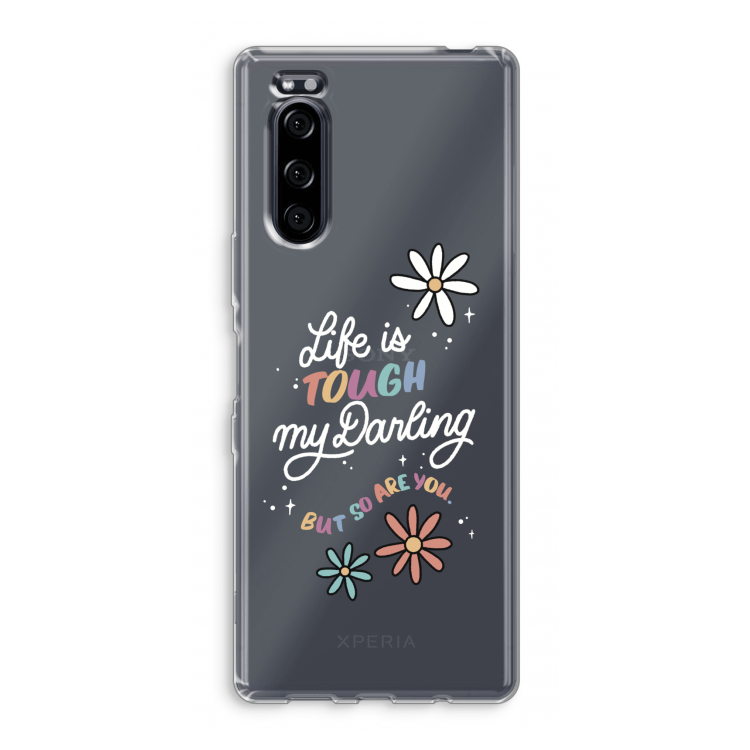 Tough Life: Sony Xperia 5 Transparant Hoesje