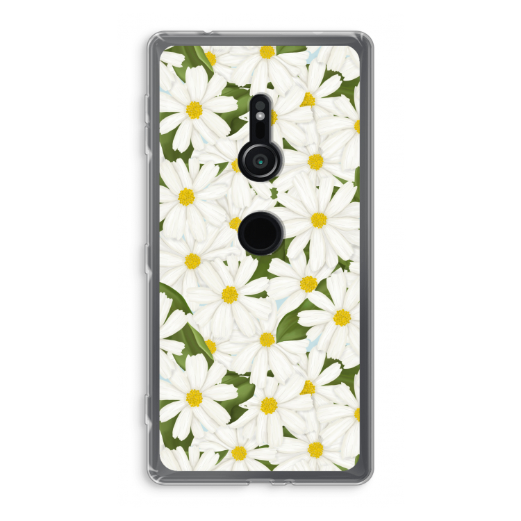 Summer Daisies: Sony Xperia XZ2 Transparant Hoesje