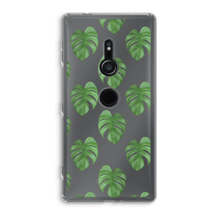 Monstera leaves: Sony Xperia XZ2 Transparant Hoesje