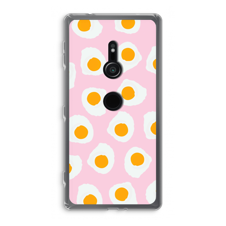 Dancing eggs: Sony Xperia XZ2 Transparant Hoesje