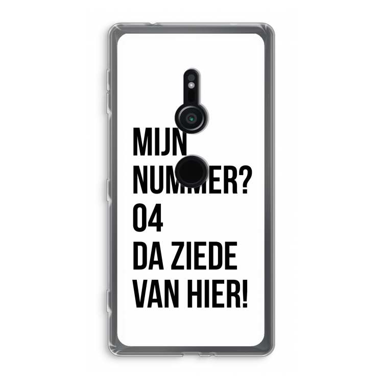 Da ziede van hier: Sony Xperia XZ2 Transparant Hoesje