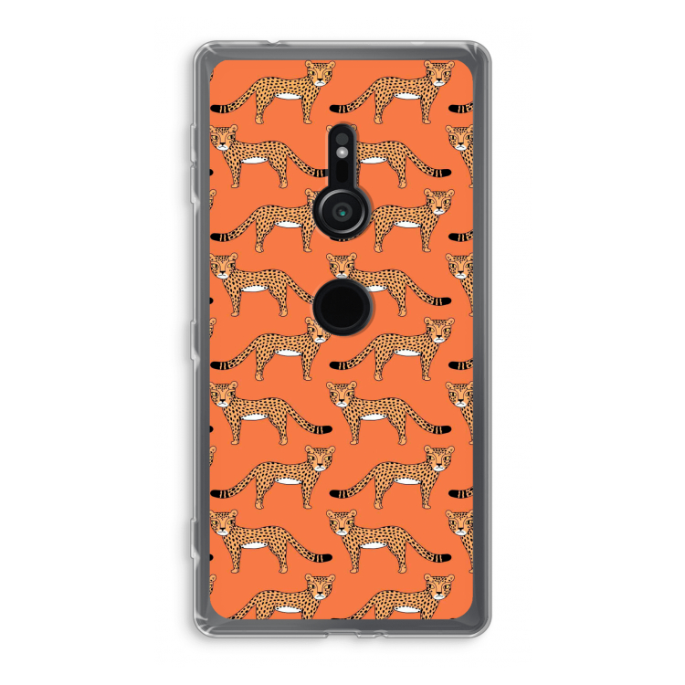 Cheetah: Sony Xperia XZ2 Transparant Hoesje