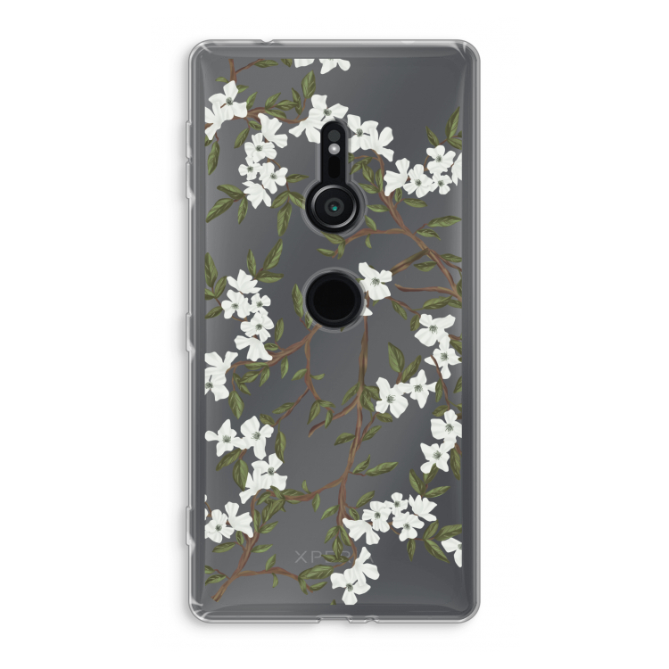 Blossoming spring: Sony Xperia XZ2 Transparant Hoesje