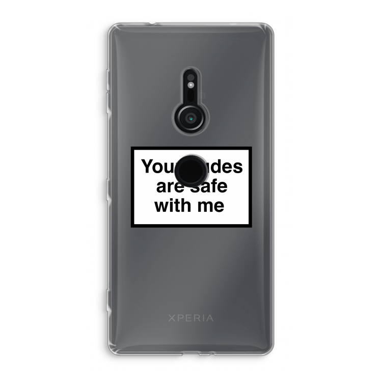 Safe with me: Sony Xperia XZ2 Transparant Hoesje