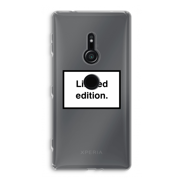 Limited edition: Sony Xperia XZ2 Transparant Hoesje