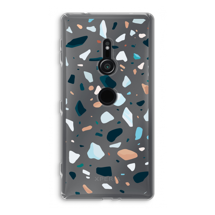 Terrazzo N°13: Sony Xperia XZ2 Transparant Hoesje