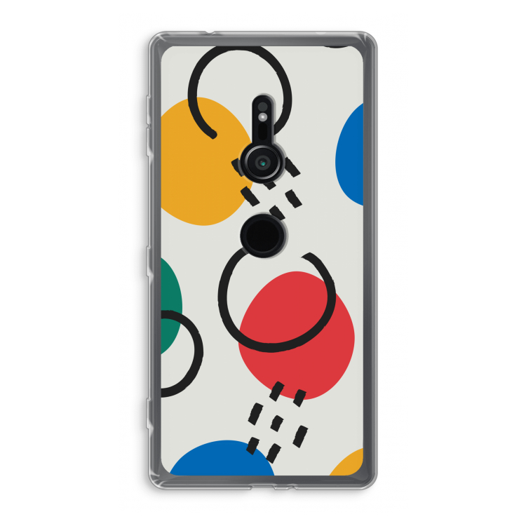 Illustratieve pop 3: Sony Xperia XZ2 Transparant Hoesje
