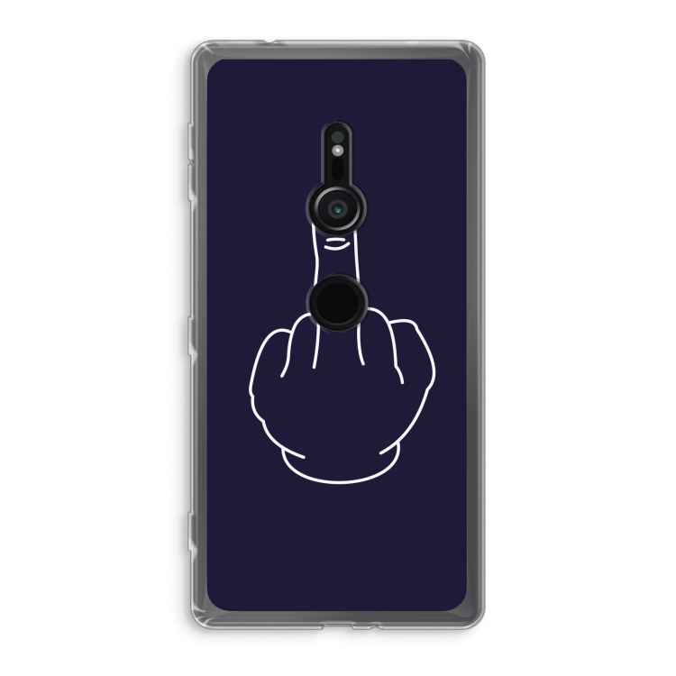 F**k U: Sony Xperia XZ2 Transparant Hoesje