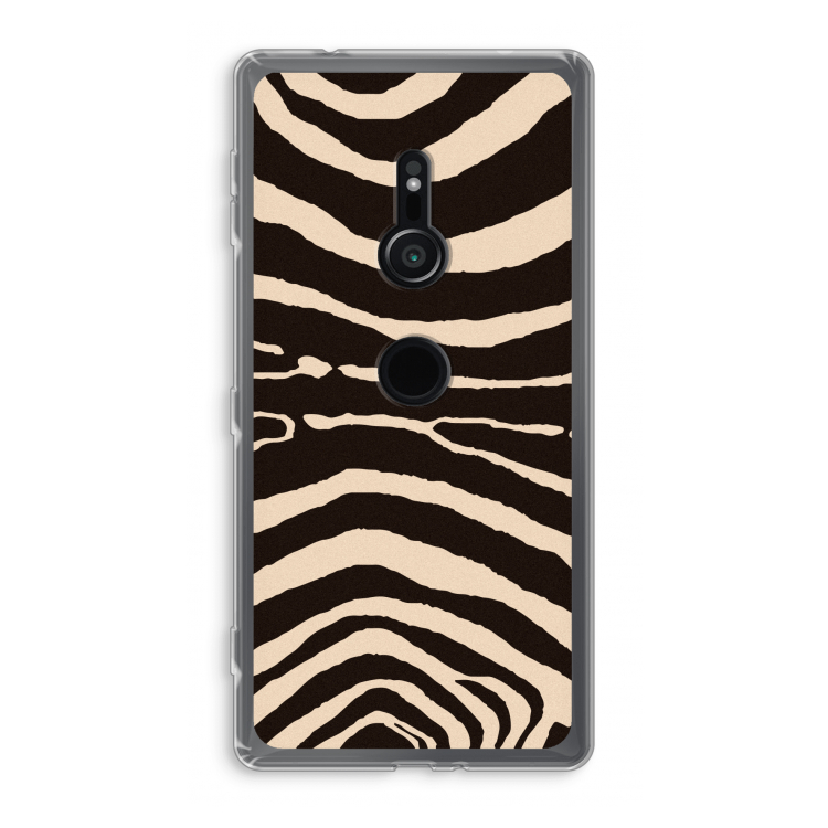 Arizona Zebra: Sony Xperia XZ2 Transparant Hoesje