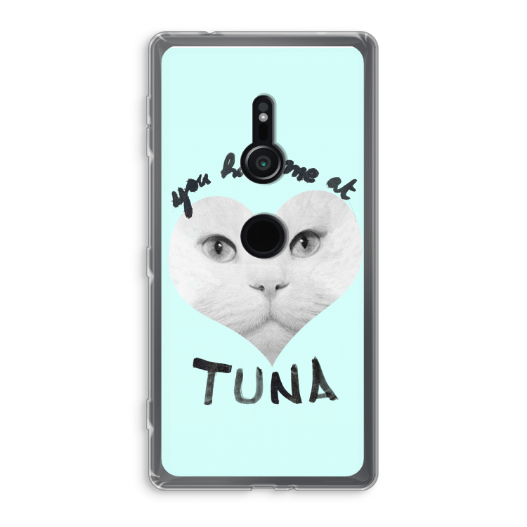 You had me at tuna: Sony Xperia XZ2 Transparant Hoesje