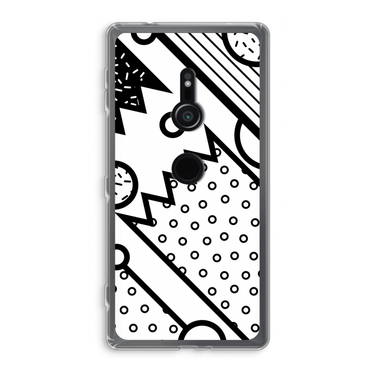 Pop Art #4: Sony Xperia XZ2 Transparant Hoesje