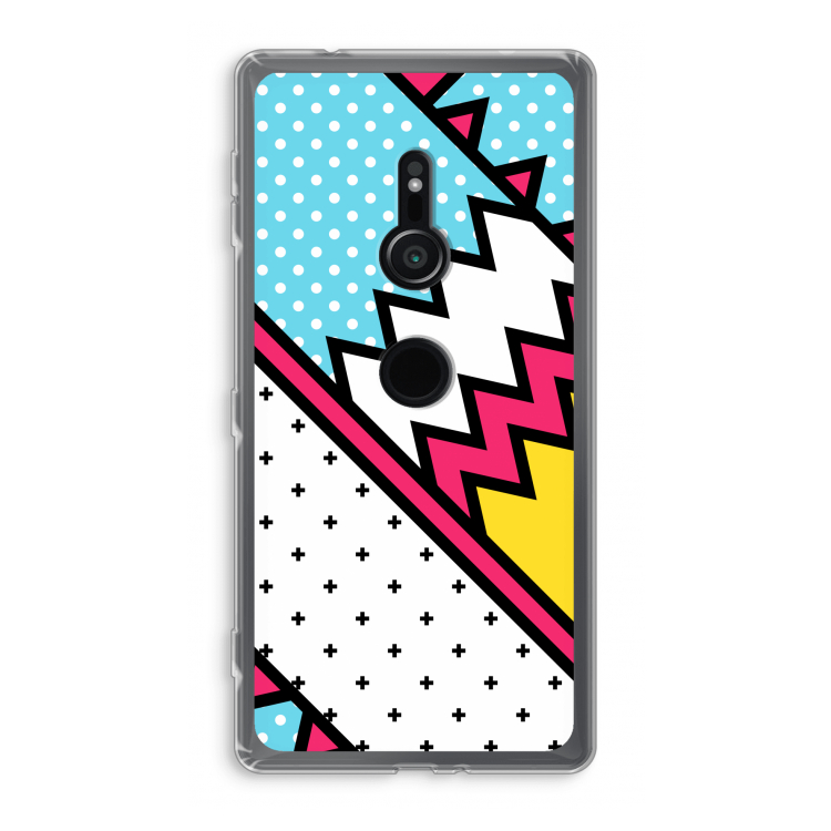 Pop Art #2: Sony Xperia XZ2 Transparant Hoesje