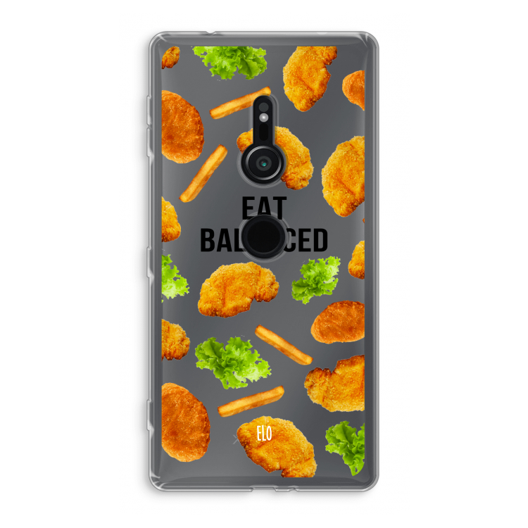 Eat Balanced: Sony Xperia XZ2 Transparant Hoesje